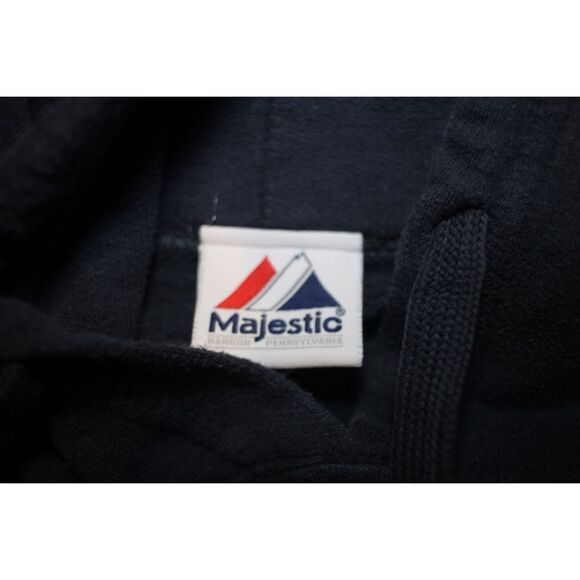 Vintage Majestic MLB Rays Navy Hoodie - Size Large - Picture 3 of 4